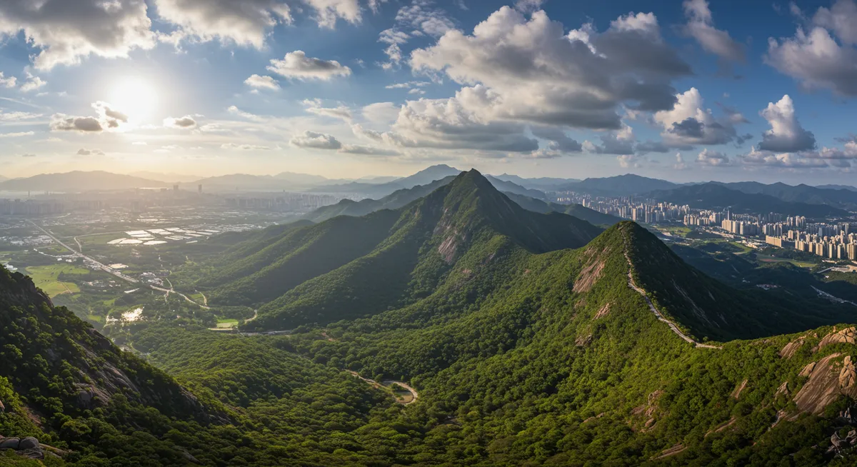 Baiyun Mountain panoramic view