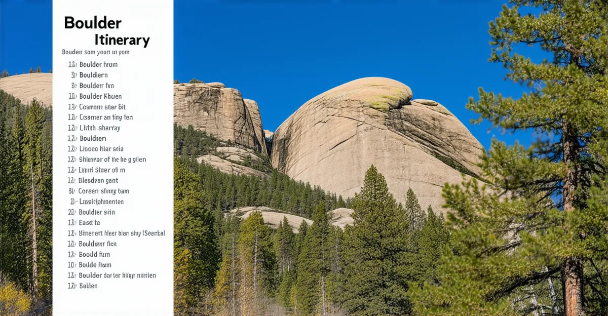 Boulder Itinerary: Exploring Must-See Attractions in 2025