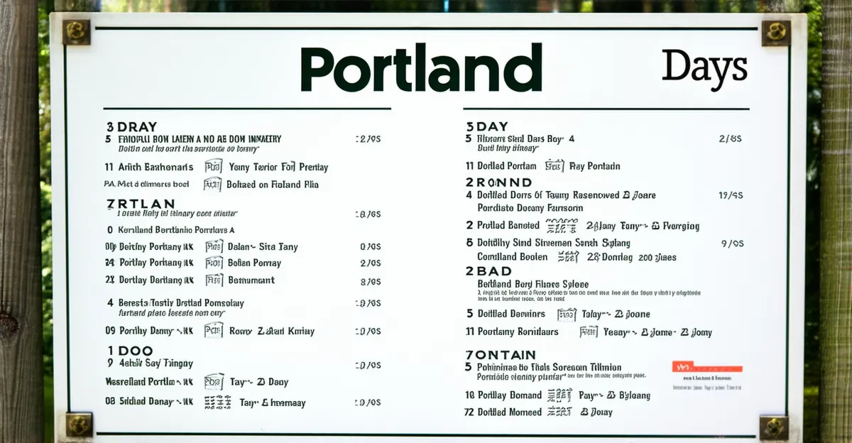 Portland Itinerary: 5 Days of Exploration