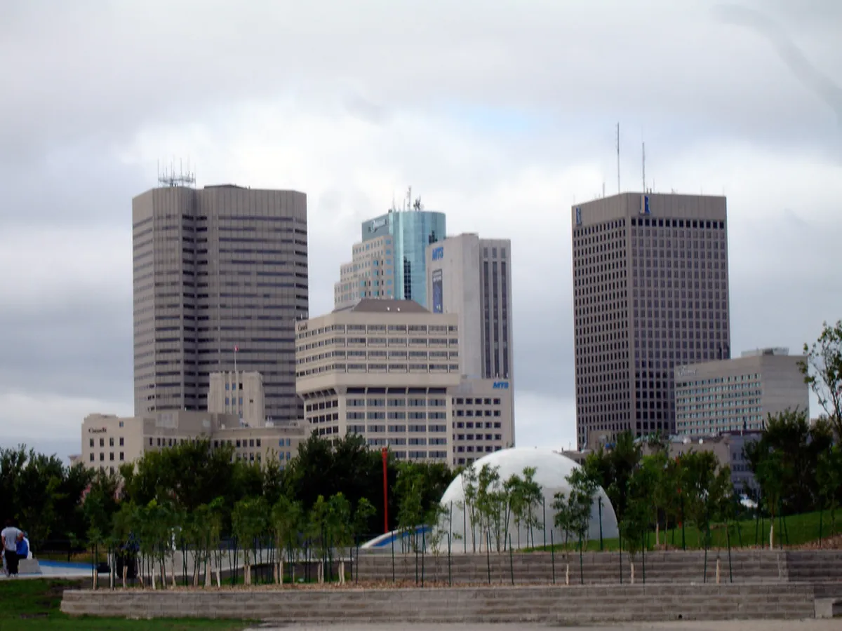 Downtown Winnipeg and the Forks